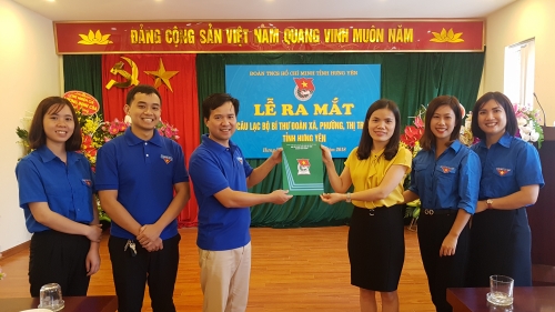 Ra mắt câu lạc bộ Bí thư Đoàn xã, phường, thị trấn tỉnh Hưng Yên