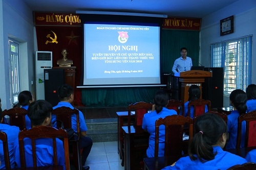 Tỉnh đoàn tổ chức Hội nghị tuyên truyền về chủ quyền biển đảo, biên giới đất liền cho thanh thiếu nhi năm 2018