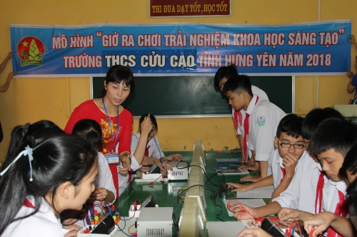 GIỜ RA CHƠI TRẢI NGHIỆM KHOA HỌC, SÁNG TẠO