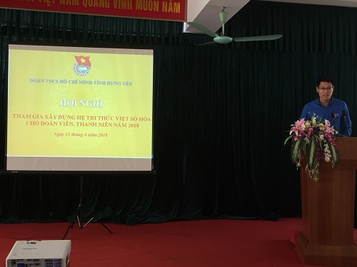 Đoàn cấp tỉnh tuyên truyền, vận động đoàn viên, thanh niên  tham gia Hệ tri thức Việt số hóa