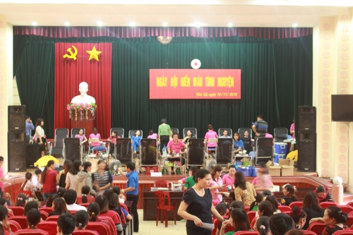 Huyện Phù Cừ tổ chức Ngày hội hiến máu tình nguyện