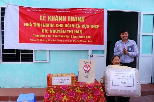 Khánh thành nhà tình nghĩa cho cựu TNXP
